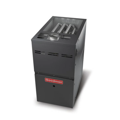 Goodman - 1.5 Ton/60,000 BTU 80% AFUE Gas Furnace and Air Conditioner System - Horizontal - 14.5 SEER2 - R32 - GLXS4BA1810