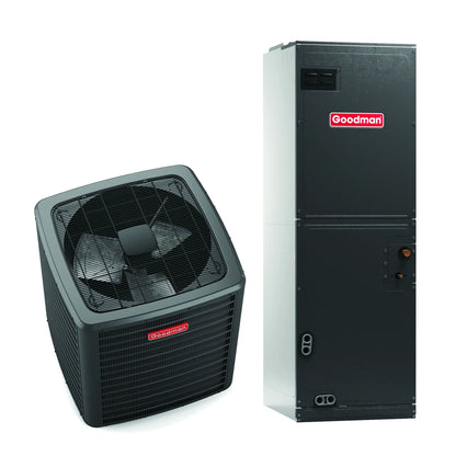Goodman - 1.5 Ton/18,000 BTU - Multi-Positional - Heat Pump Split System - 15.2 SEER2 - R32 - GLZS5BA1810