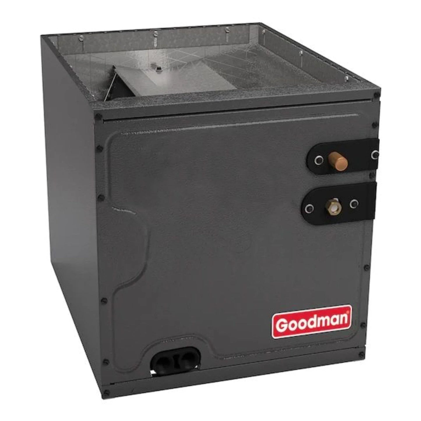 Goodman - 2.5 Ton/80,000 BTU 80% AFUE Gas Furnace and Air Conditioner System - Upflow - 14.5 SEER2 - R32 - GLXS3BN3010 / CAPTA3026C3 / GMVC800805CN