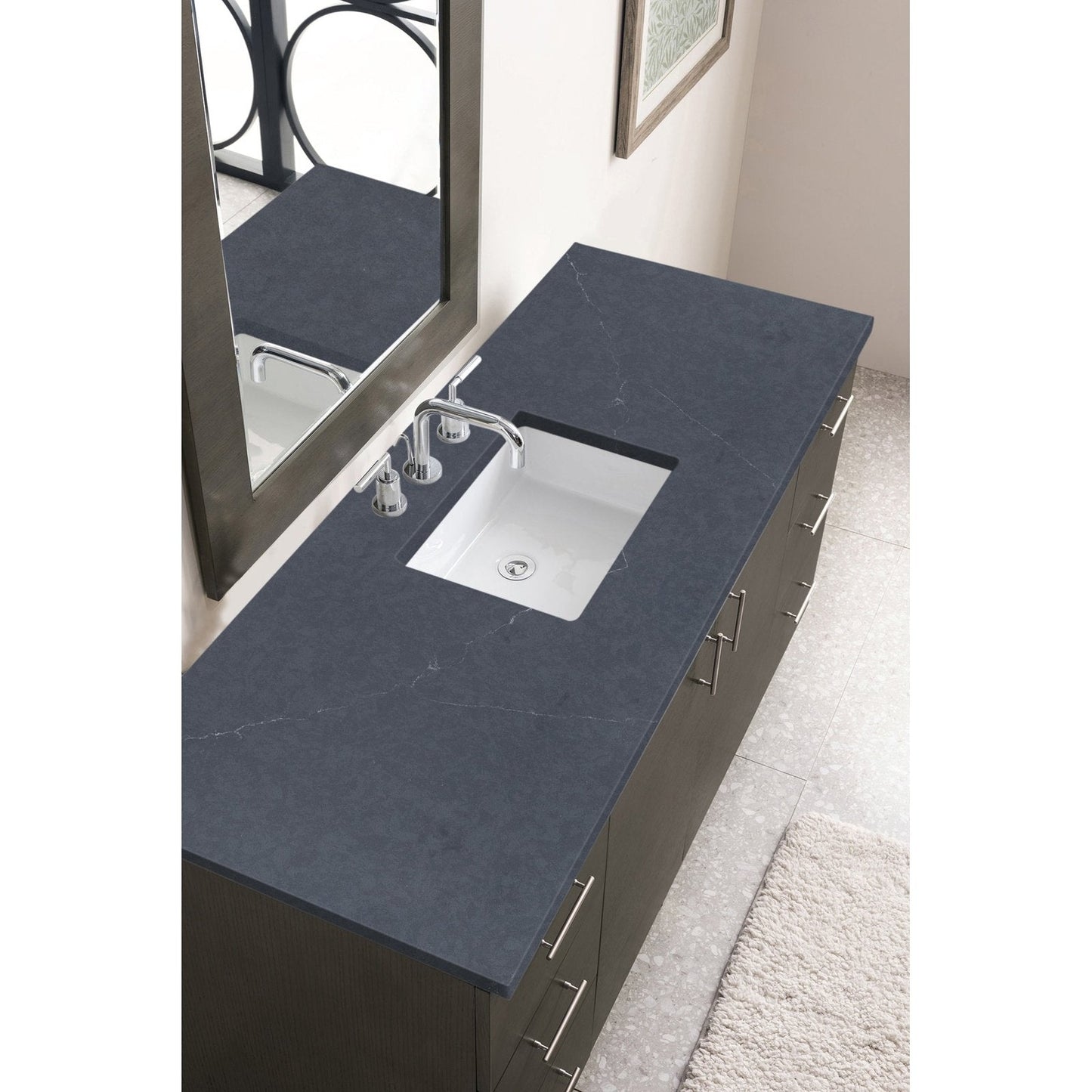 James Martin Vanities Metropolitan 60" Single Vanity -  850-V60S-SOK-3CAR