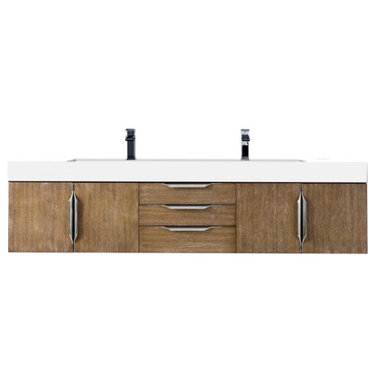 James Martin Vanities Mercer Island 72" Double Vanity - 389-V72D-AGR-G-DGG