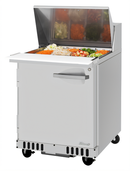 Turbo Air PST-28-12-FB-N(-L) PRO Refrigerated Prep Tables - PST-28-12-FB-N(-L)