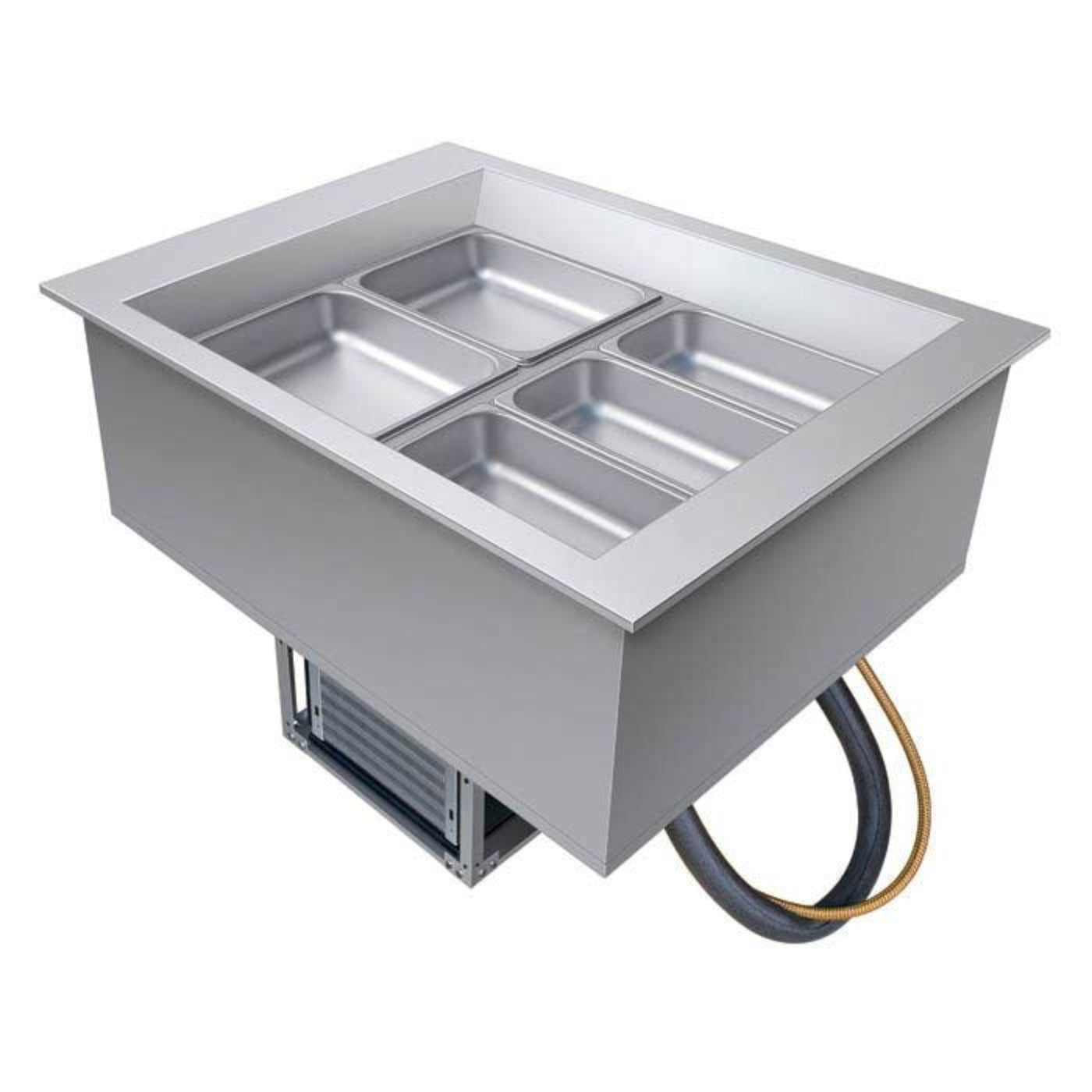 Hatco  32" 2-Pan Refrigerated Drop-In Cold Well - 120V, 1 Phase - CWB-2