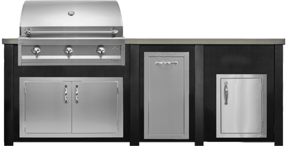 Haven 96" Artisan Outdoor Kitchen Island  w/ 17" Drawer  - HART96DRAW