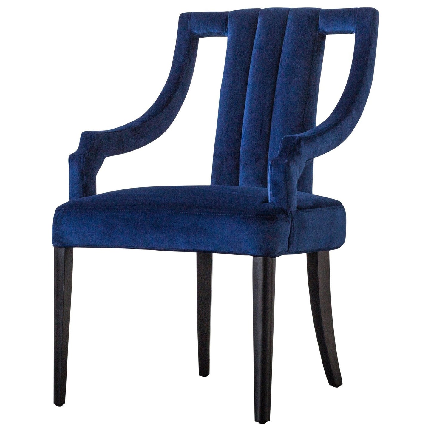 New Pacific Direct Viola Velvet Fabric Klismos Chair -  9900033-333