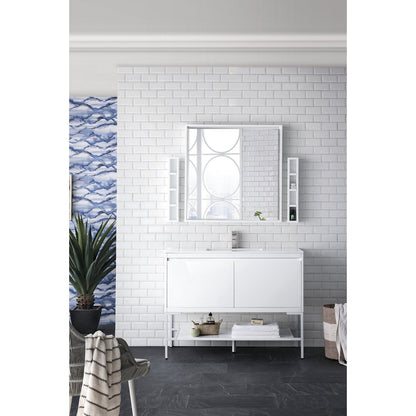 James Martin Vanities Milan 47.3" Single Vanity Cabinet - 801V47.3GWRGDCHB