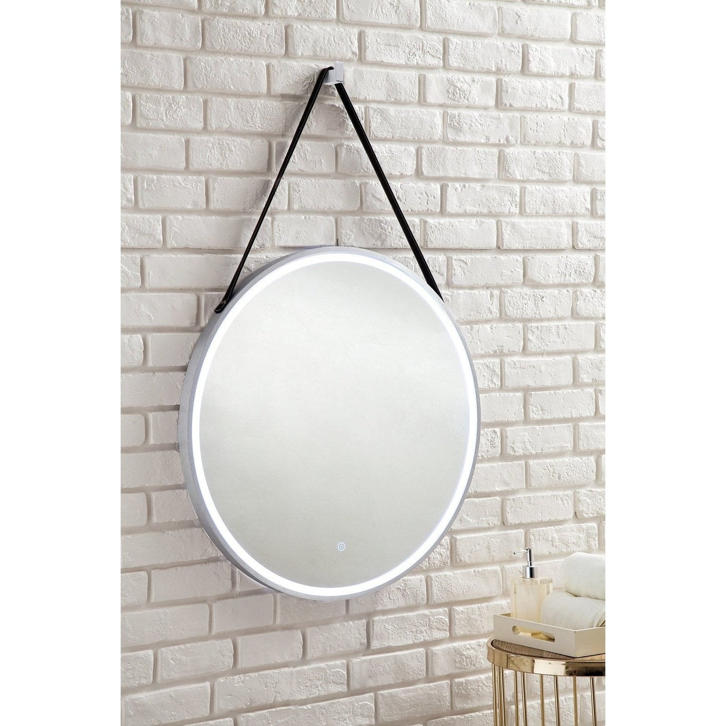 James Martin Vanities Annapolis 27.6" Round Anti-Fogging LED Mirror - 911-M27.6-BGD