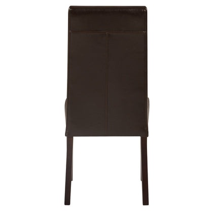 New Pacific Direct Hartford Bicast Leather Dining Chair, (Set of 2)  - 198140-01