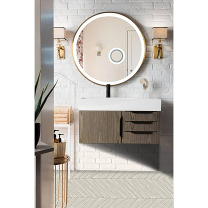 James Martin Vanities Mercer Island 36" Single Vanity - 389-V36-AGR-G-DGG