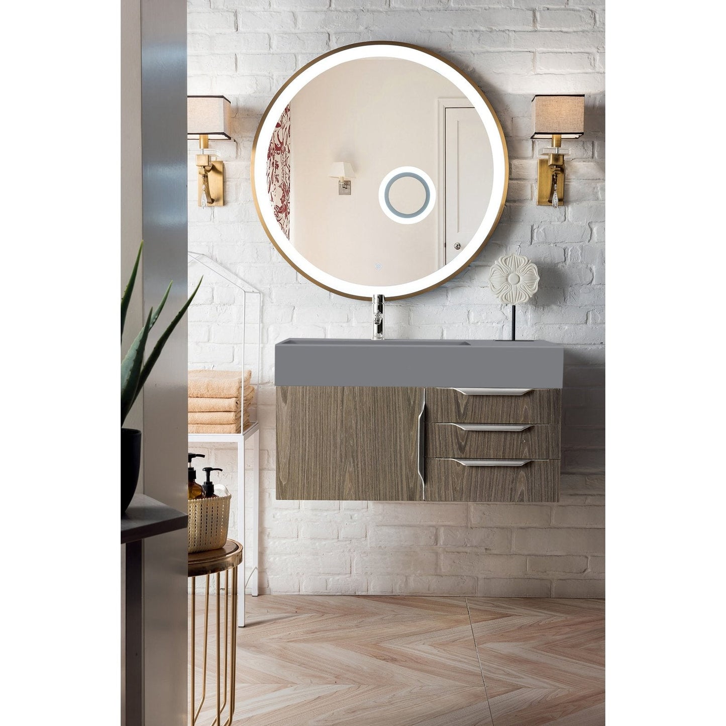 James Martin Vanities Mercer Island 36" Single Vanity - 389-V36-AGR-G-DGG