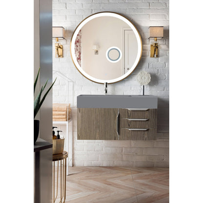James Martin Vanities Mercer Island 36" Single Vanity - 389-V36-AGR-G-DGG
