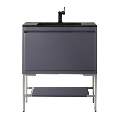 James Martin Vanities Milan 31.5" Single Vanity Cabinet - 801V31.5GWRGDCHB