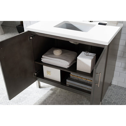 James Martin Vanities Metropolitan 36" Single Vanity - 850-V36-AWT-3AF