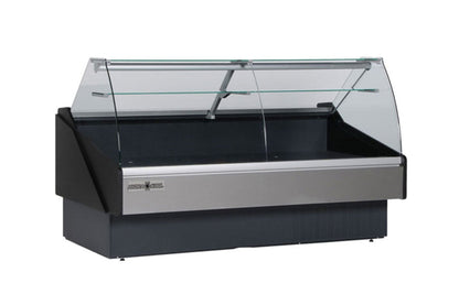 Hydra-Kool | 78" Wide Remote Curved Glass Packaged Meat Deli Display Case - KPM-CG-80-R