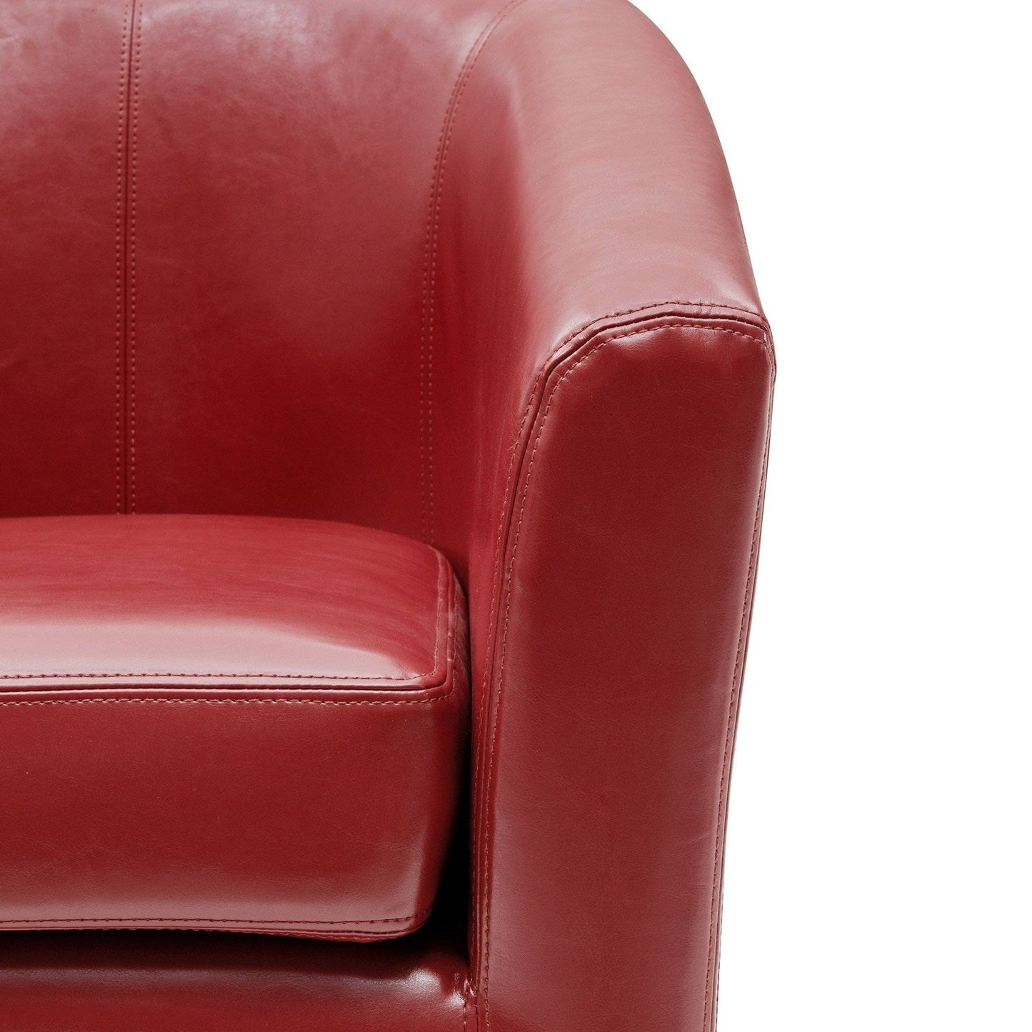 New Pacific Direct Hayden Swivel Bonded Leather Char  - 193012B-67