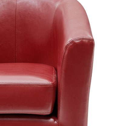 New Pacific Direct Hayden Swivel Bonded Leather Char  - 193012B-67
