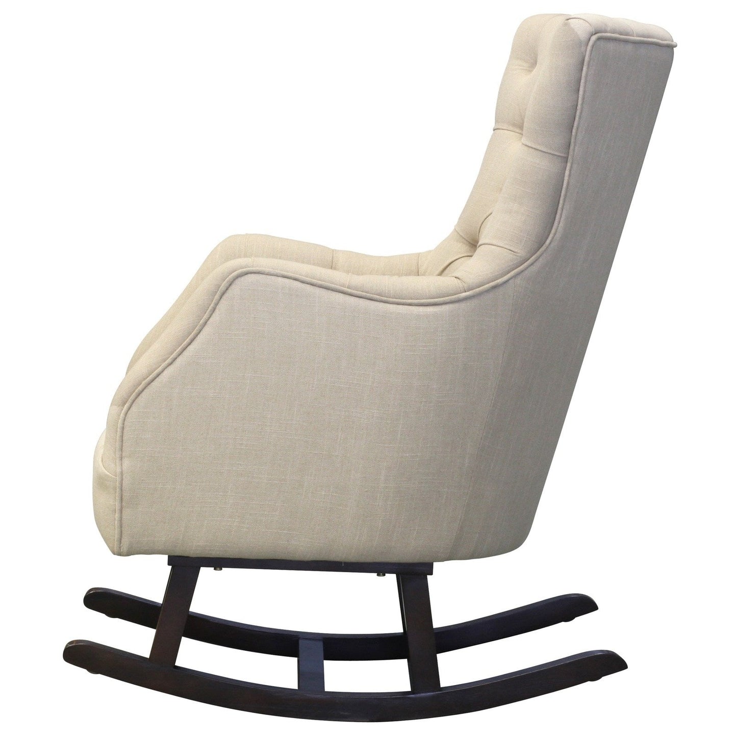New Pacific Direct Abigail Fabric Tufted Rocking Chair  - 3900023
