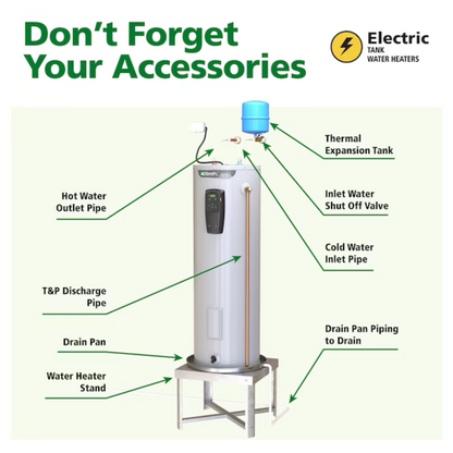 A.O. Smith Signature 100 50-Gallons Short 4500-Watt Double Element Electric Water Heater - Item #816161 | Model #E6-50R45DV