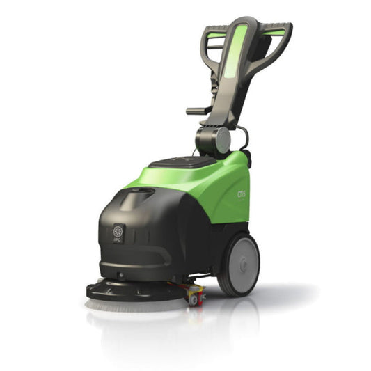 IPC Eagle CT15B Battery Powered Compact 14" Auto Floor Scrubber w/ Brush - 4 Gallons - EAG-CT15B35