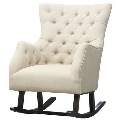 New Pacific Direct Abigail Fabric Tufted Rocking Chair  - 3900023
