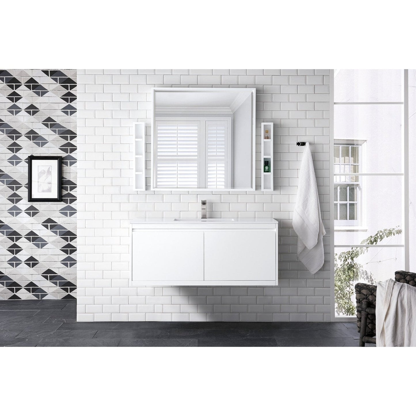 James Martin Vanities Milan 47.3" Single Vanity Cabinet - 801V47.3GWRGDCHB