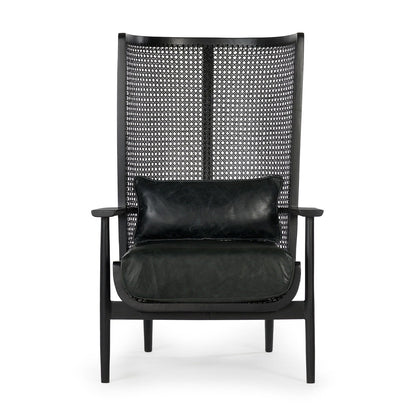 Union Home Wingman Lounge Chair - Black -  LVR00206