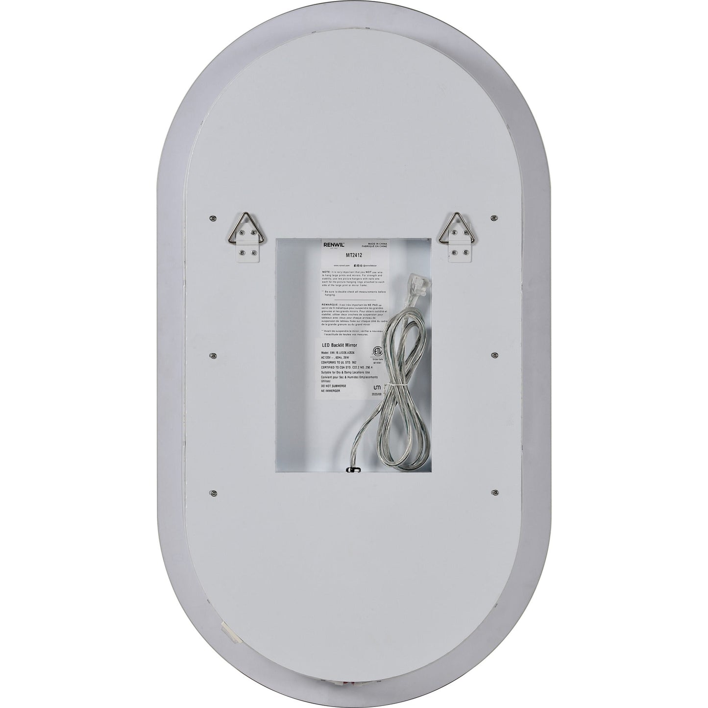 RenWil Kato Rectangle LED Mirror NDD221M041 - MT2412