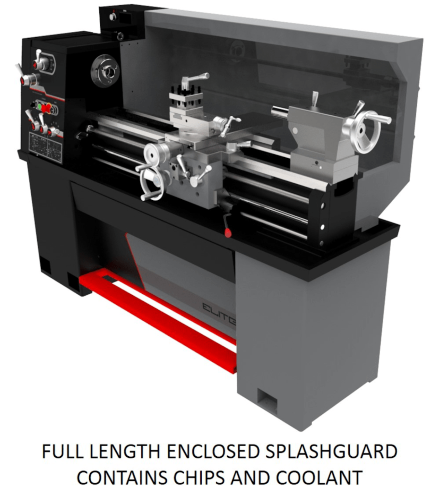 JET Elite Lathe E-1440VS with ACU-RITE 303 DRO with Taper Attachment and Collet Closer - JT9-892464