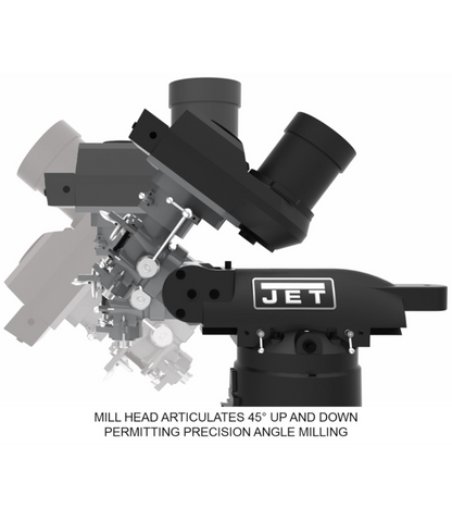 JET Elite ETM-949 Mill with 2-Axis ACU-RITE 203 DRO - JT9-894109