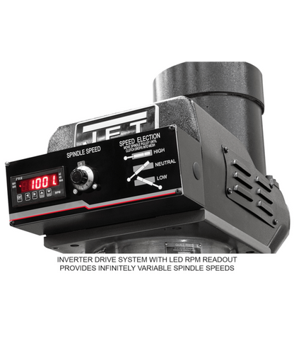 JET Elite EVS-949 Mill with 3-Axis Newall DP700 (Quill) DRO and X-Axis JET Powerfeed - JT9-894359