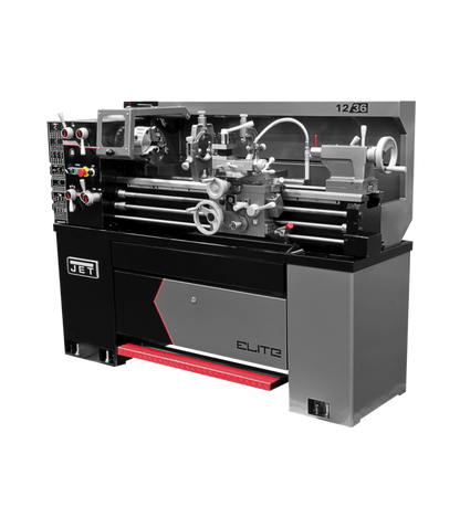 JET Elite Lathe E-1236VS with ACU-RITE 203 CSS DRO with Taper Attachment and Collet Closer - JET-892310