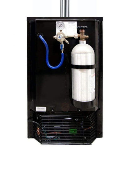 Kegco 20" Wide Kombucha Tap Black Kegerator - KOM19B-1NK