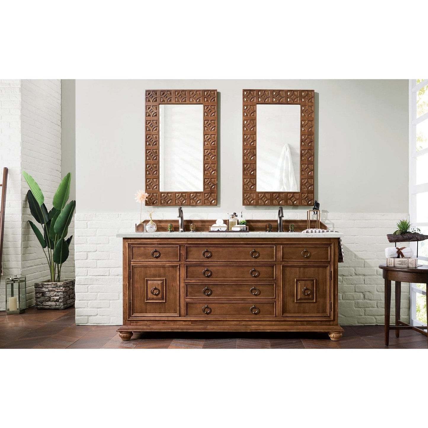 James Martin Vanities Mykonos 72" Double Vanity - 550-V72-CIN-3AF