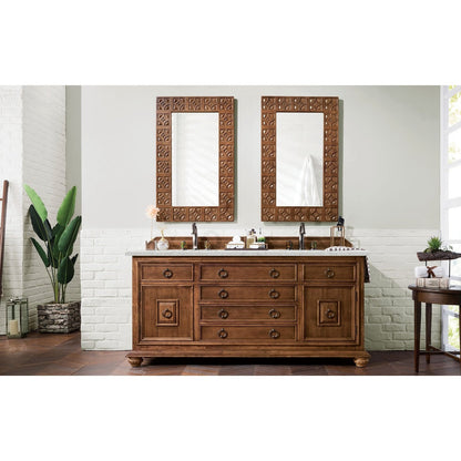 James Martin Vanities Mykonos 72" Double Vanity - 550-V72-CIN-3AF