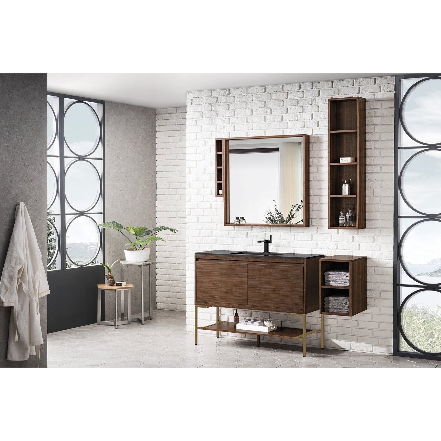 James Martin Vanities Milan 47.3" Single Vanity Cabinet - 801V47.3GWRGDCHB