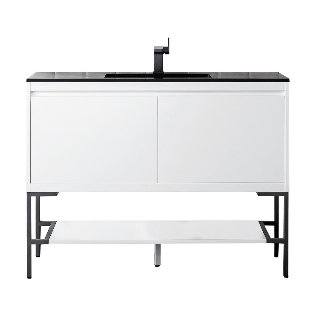 James Martin Vanities Milan 47.3" Single Vanity Cabinet - 801V47.3GWRGDCHB