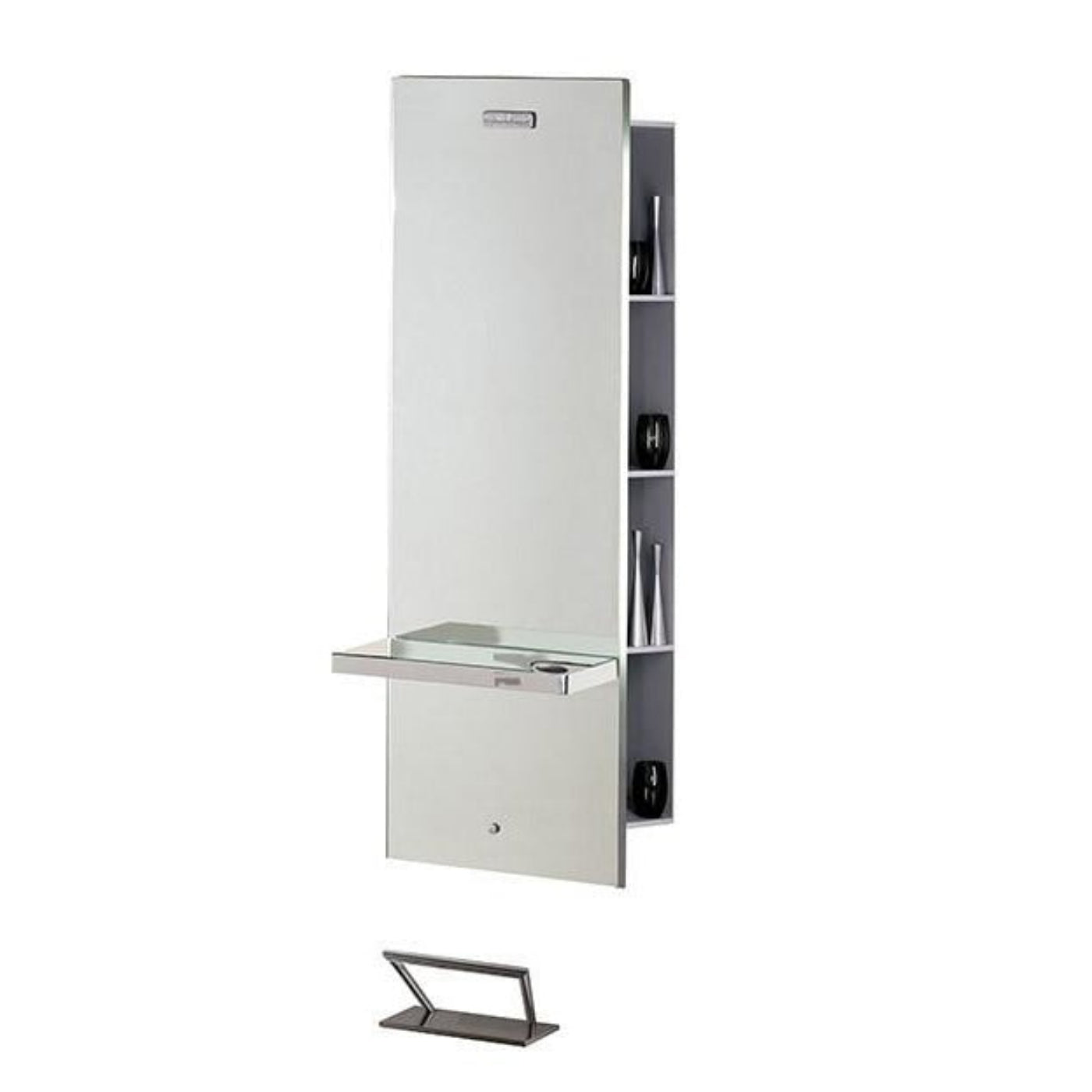 Salon Ambience Lunar Mirror Styling Station w/ Storage