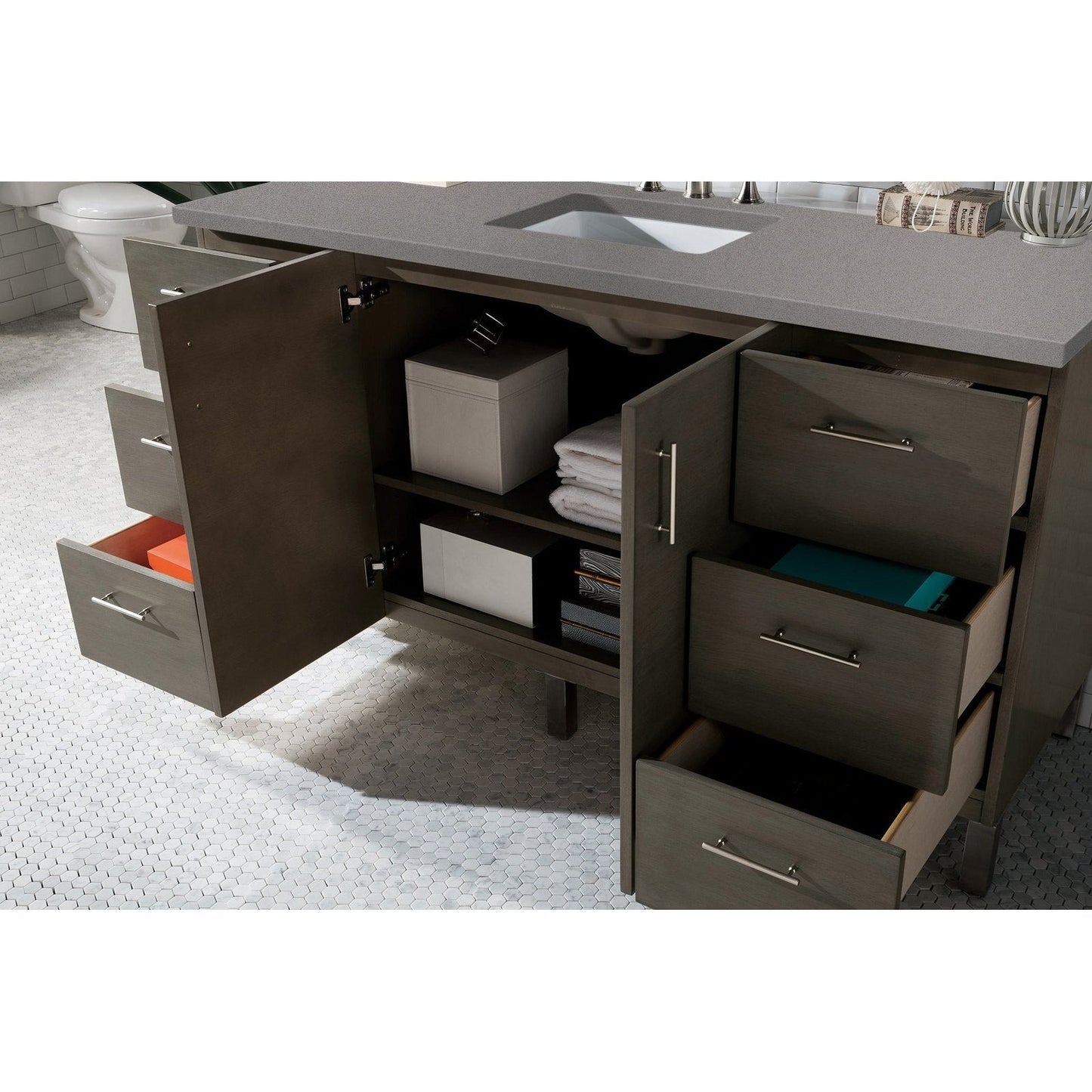 James Martin Vanities Metropolitan 60" Single Vanity -  850-V60S-SOK-3CAR