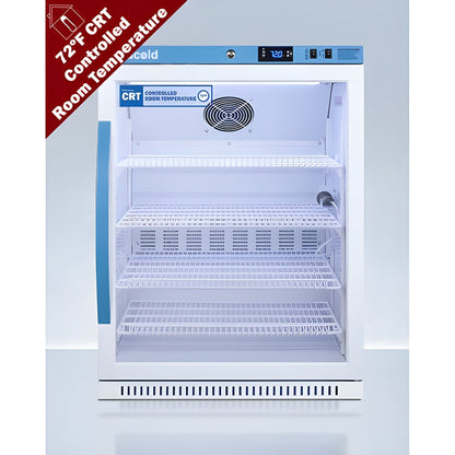 Accucold Summit 6 Cu.Ft. Upright Controlled Room Temperature Cabinet, ADA Height - ARG61PVBIADA-CRT
