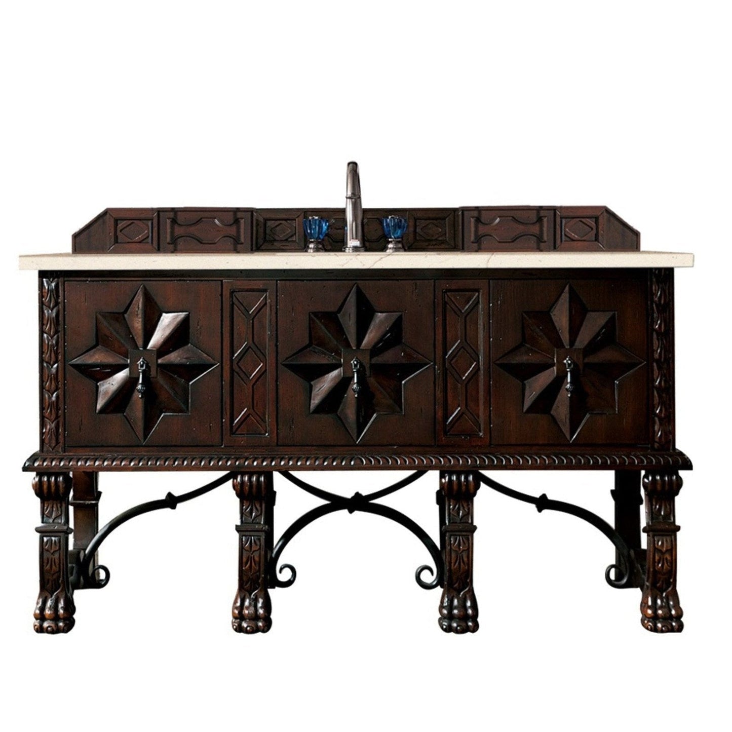 James Martin Vanities Balmoral 60" Single Vanity Cabinet - 150-V60S-ANW-3AF