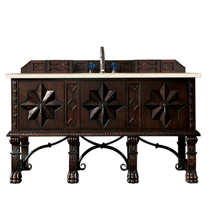 James Martin Vanities Balmoral 60" Single Vanity Cabinet - 150-V60S-ANW-3AF