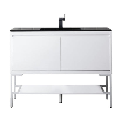 James Martin Vanities Milan 47.3" Single Vanity Cabinet - 801V47.3GWRGDCHB