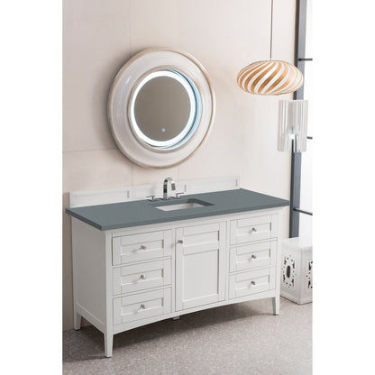 James Martin Vanities Palisades 60" Single Vanity - 527-V60S-BW-3AF