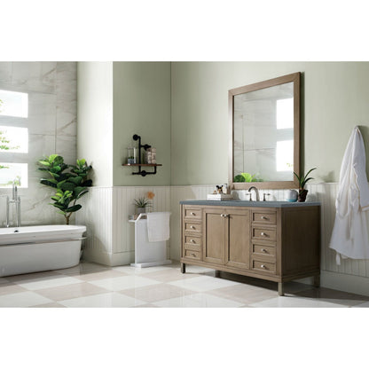 James Martin Vanities Chicago 60" Single Vanity - 305-V60S-WWW-3AF
