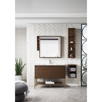 James Martin Vanities Milan 47.3" Single Vanity Cabinet - 801V47.3GWRGDCHB