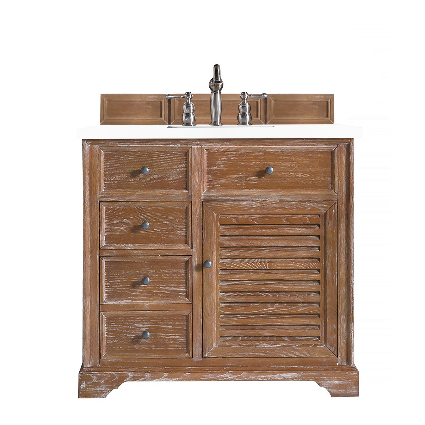 James Martin Vanities Savannah 36" Driftwood Single Vanity - 238-104-5511-3AF