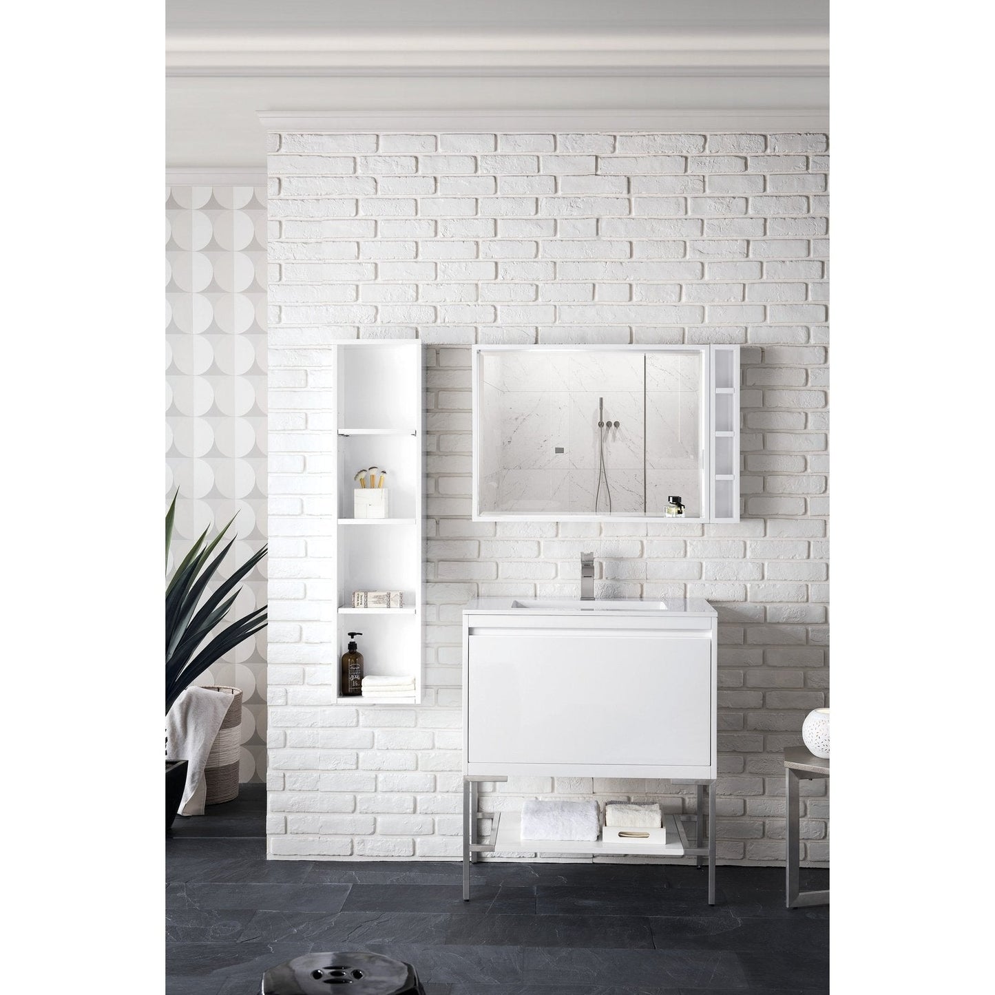 James Martin Vanities Milan 31.5" Single Vanity Cabinet - 801V31.5GWRGDCHB