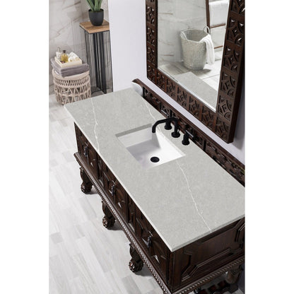 James Martin Vanities Balmoral 60" Single Vanity Cabinet - 150-V60S-ANW-3AF