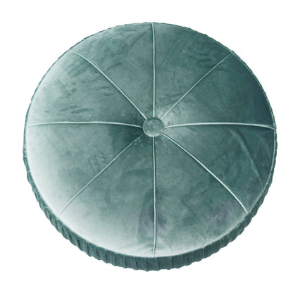 New Pacific Direct Helena Velvet Round Ottoman  - 1600007-185