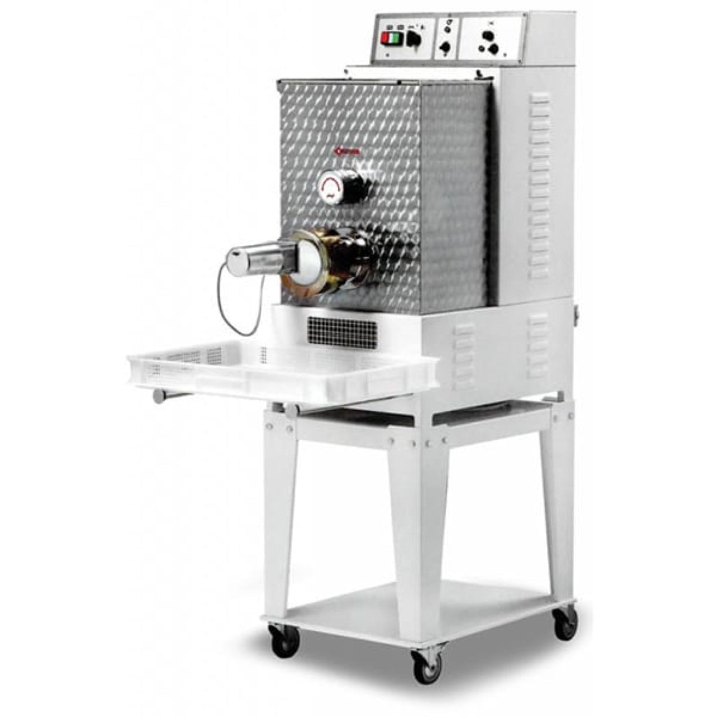Omcan Pasta Machine 1.5 HP Heavy Duty Floor Model 26 lbs 220V - 16643